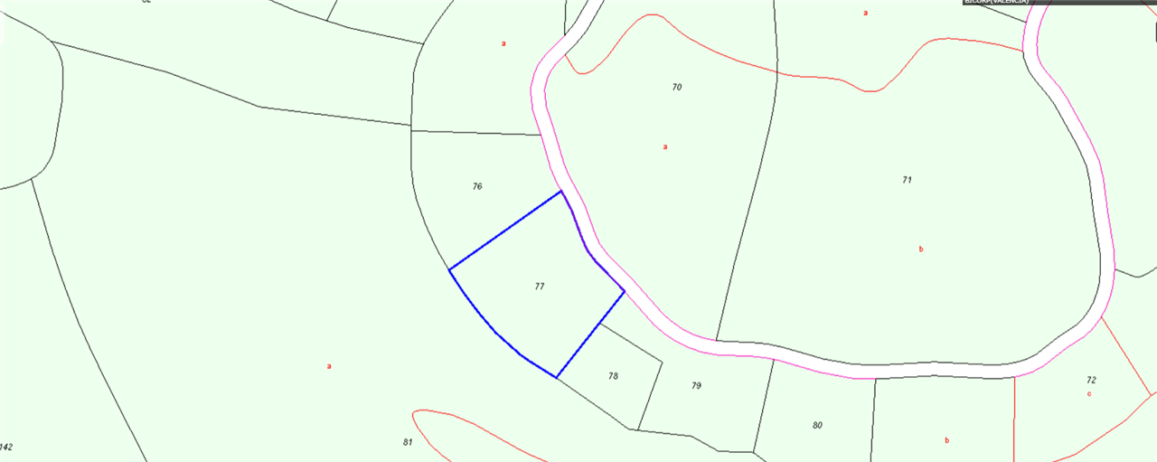 Compra finca rstica en calle ptda real pol 45 Bicorp por 1000 con 1394m