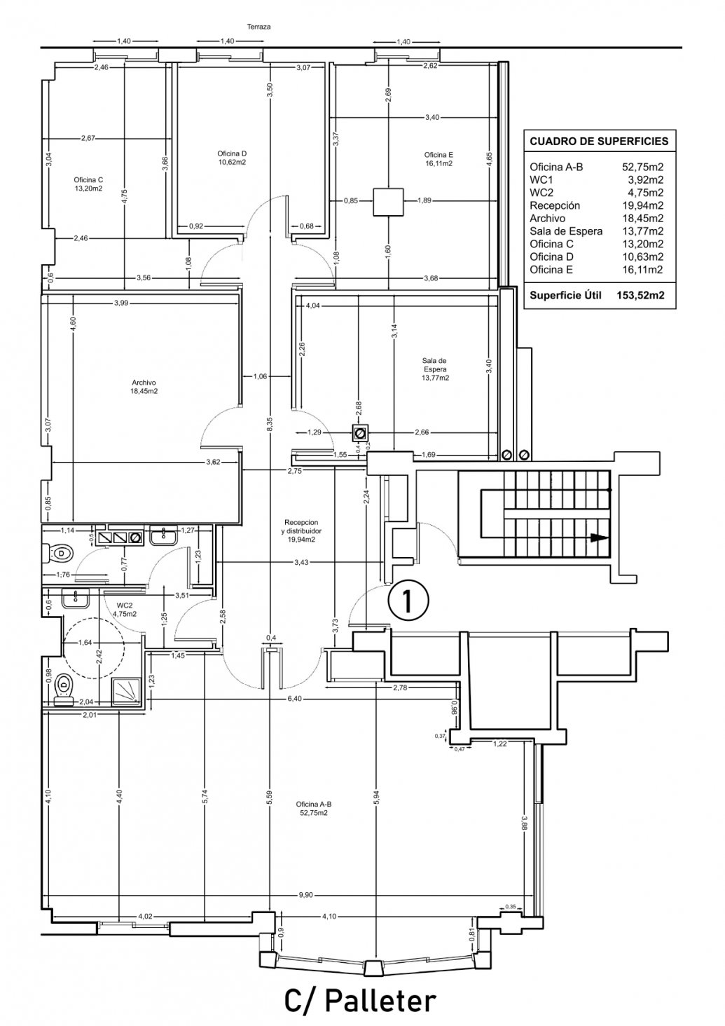 Oficina en alquiler en Valencia, Valencia