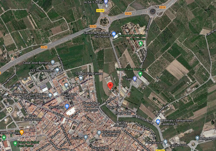 Venta de suelo urbanizable residencial por 173.000 de 2.021m en cvillareal y calle la mota, Burriana