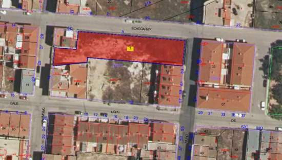 Urbano Solar en venta  en Calle Jose Echegaray Jumilla Murcia