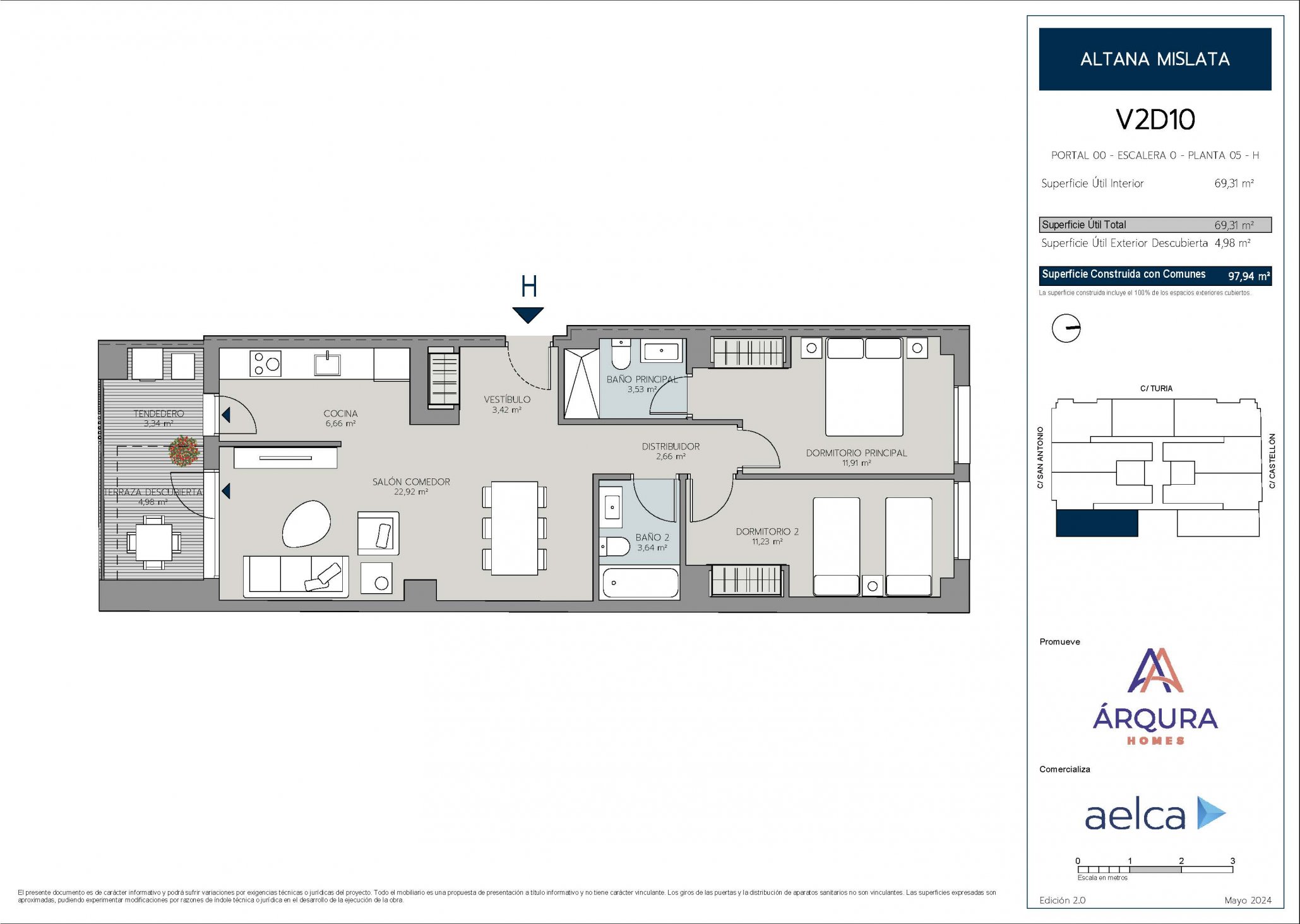 Ático en venta en Mislata, Valencia
