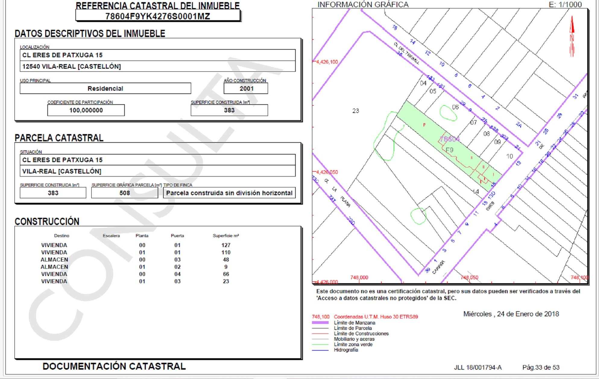 Terreno Urbano en venta en Villarreal, Castellón