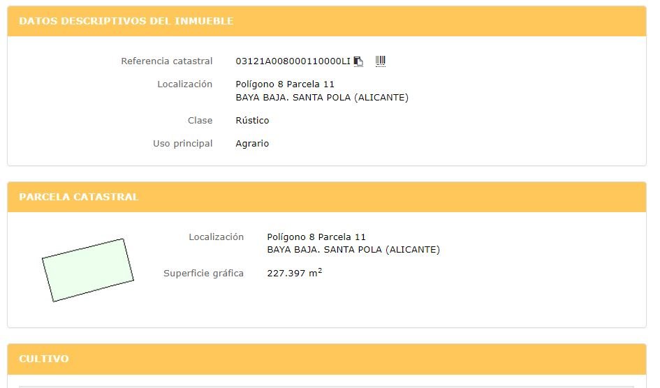 No Urbanizable en venta en Partida Carrizales Santa Pola Alicante