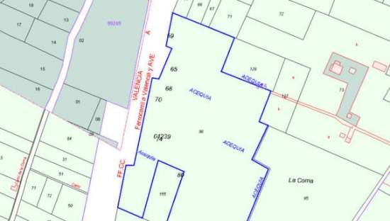 Urbano (Solar) en venta  en Calle La Coma, Carcaixent, Valencia