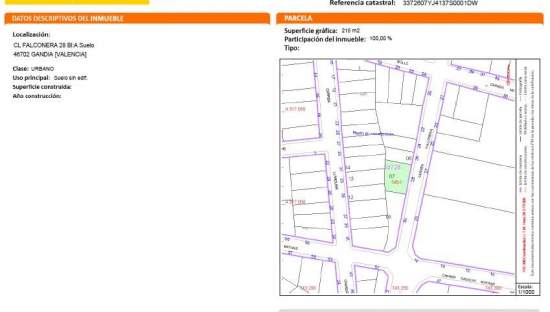 Urbano en venta en Gandía