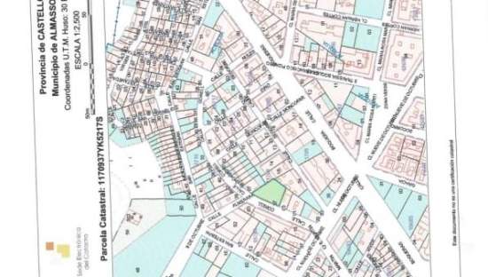 Urbano Solar en venta  en Calle Corell Almazora Castelln