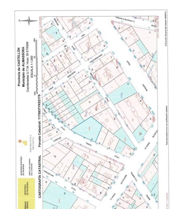 Urbano Solar en venta  en Calle Corell Almazora Castelln