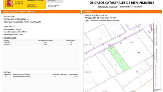 Solar en venta en Camino Cuadra Borriolenc, 37, 12006, Castellón De La Plana Castellón