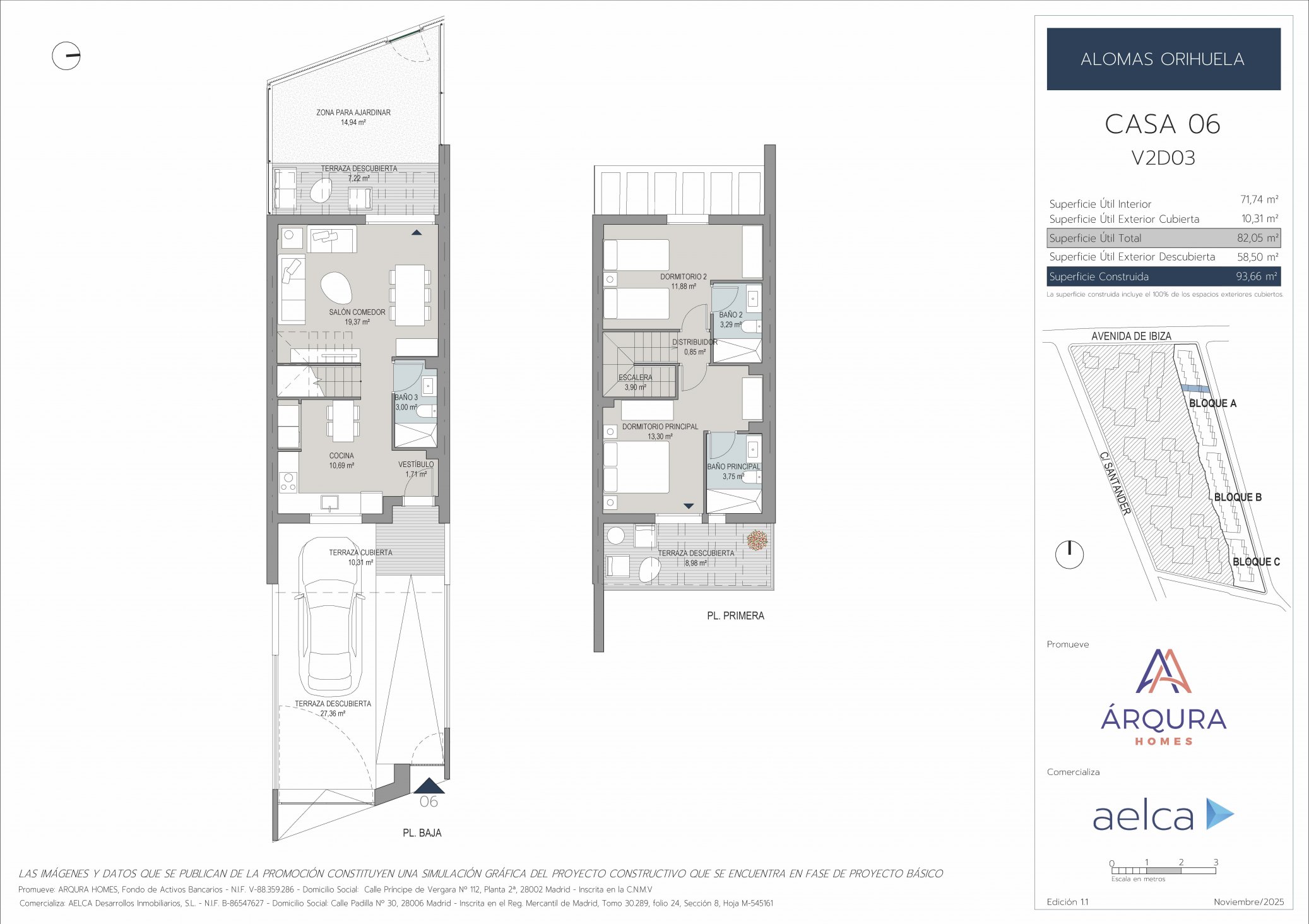 Casa Adosada en venta en Orihuela, Alicante