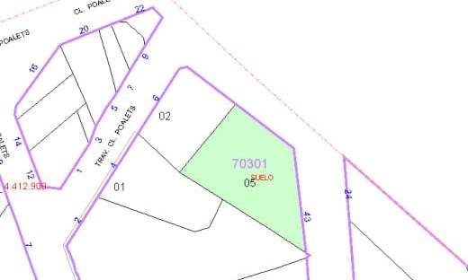 Solar en venta en Calle Poalets - Barrio Carbonaire, Bajo, 12600, La Vall DUixó Castellón
