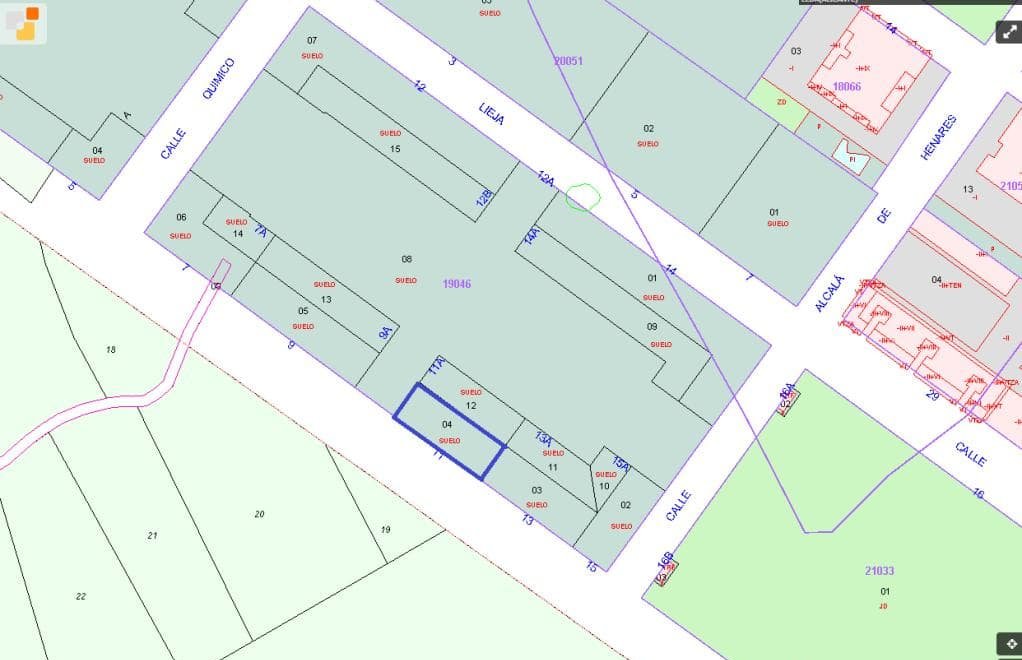 Urbano Solar en venta  en Calle Alcala De Henares Elda Alicante