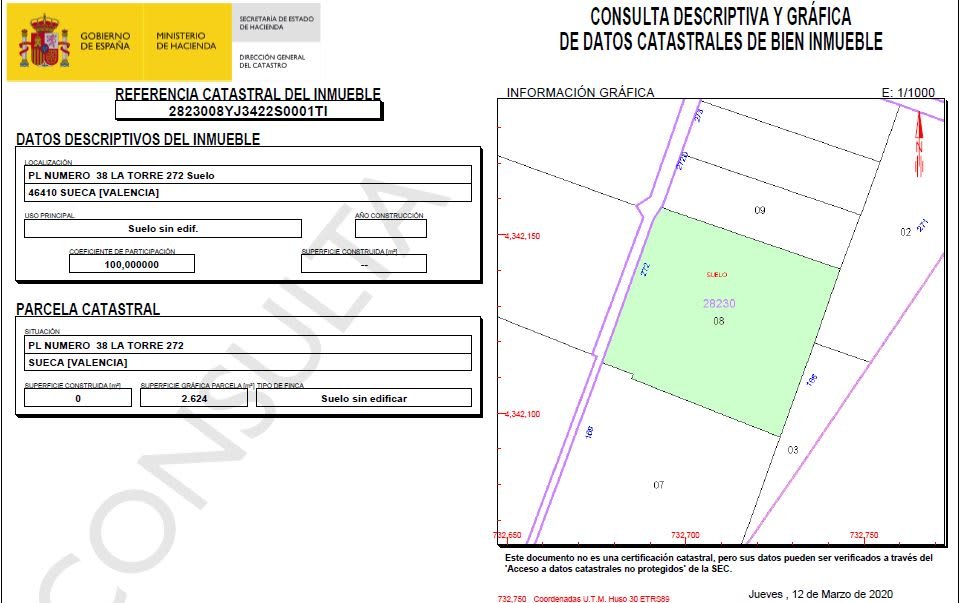 Urbanizable No Programado en venta  en Partida C-9 Del Pgou De Sueca Sueca Valencia