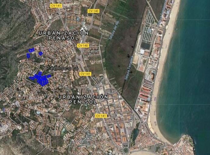Venta de suelo urbano residencial por 9.700 con 99m en cdinamarca, urbanizacion las atalayas, parcela 415 en Peñíscola
