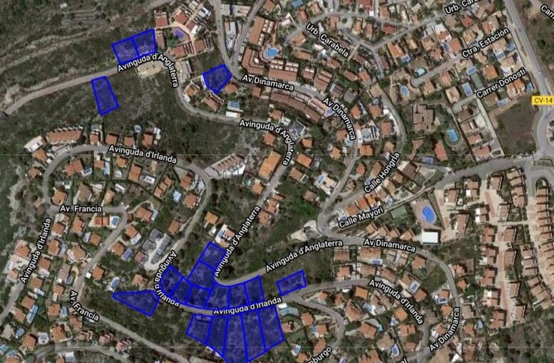 Venta de suelo urbano residencial por 9.700 con 99m en cdinamarca, urbanizacion las atalayas, parcela 415 en Peñíscola