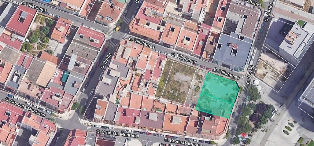 Suelo urbano en C Borriol - Castellón de la Plana -