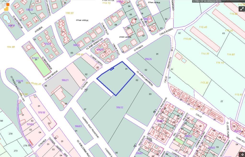Urbanizable Programado en venta  en Calle Vicario Camarena La Pobla De Vallbona Valencia