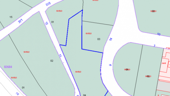 Se oferta suelo urbano residencial por 35000 de 464m en calle poligono 35 parcela 15 en Serra