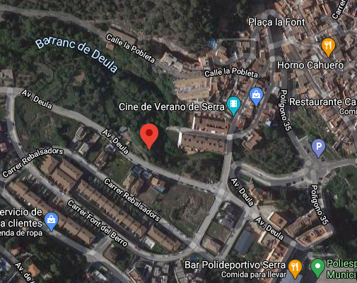 Se oferta suelo urbano residencial por 35000 de 464m en calle poligono 35 parcela 15 en Serra